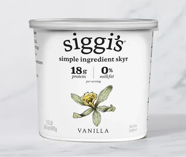 Siggi's Skyr Vanilla 24oz container