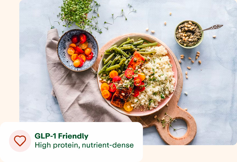 Healthy meal bowl