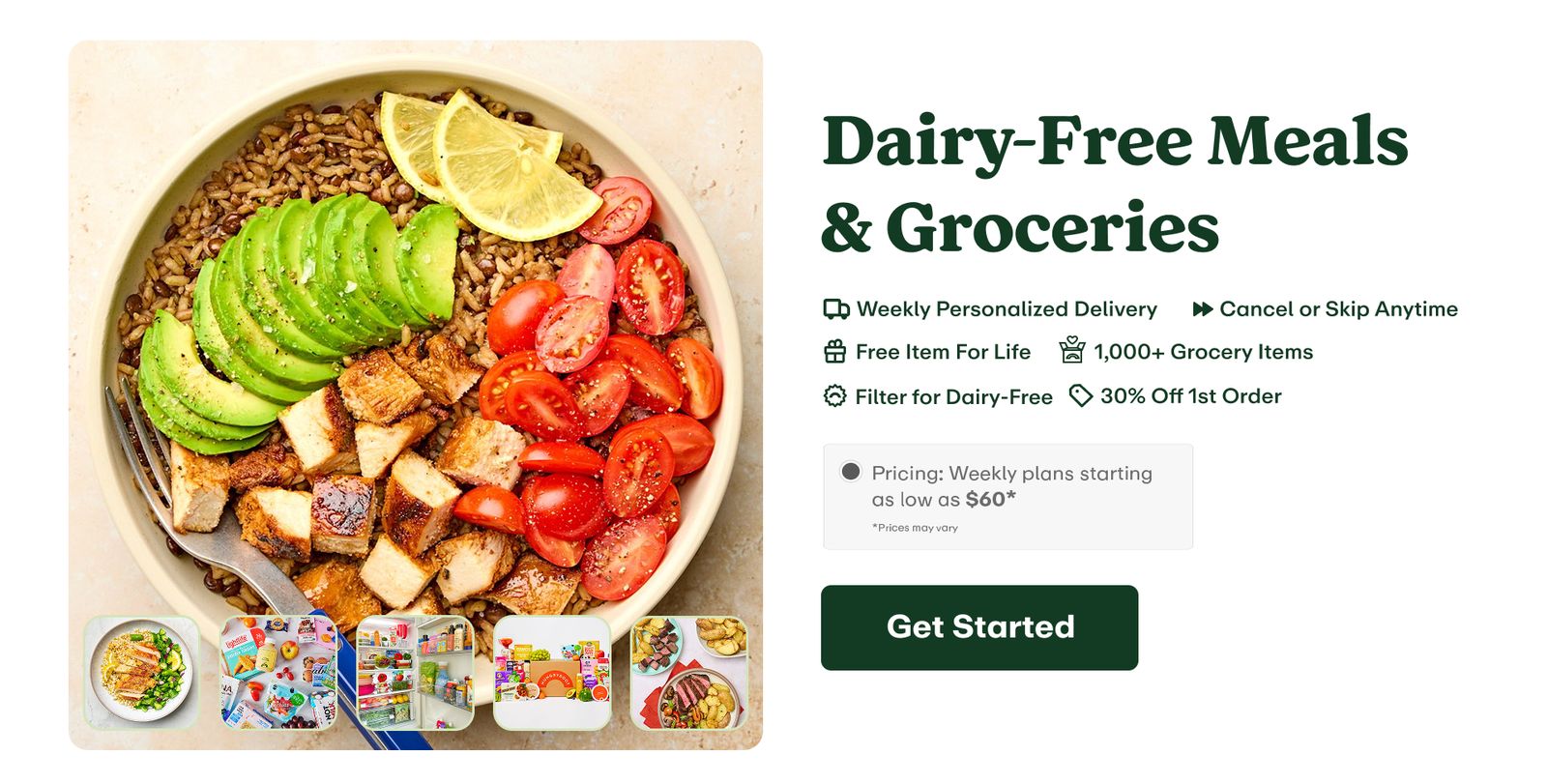 Hungryroot is a smarter and healthier way to eat - we are a subscription service that delivers fresh, high quality groceries and easy recipes right to your door every week. Everything is tailored to your preferences and your health + wellness needs. Think of us as a healthy eating personal assistant you never even knew you needed.