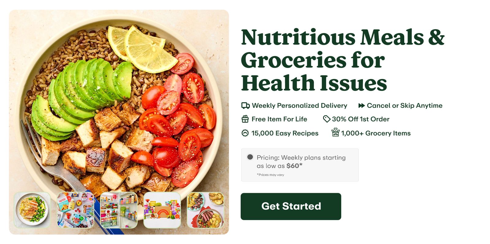 Hungryroot is a smarter and healthier way to eat - we are a subscription service that delivers fresh, high quality groceries and easy recipes right to your door every week. Everything is tailored to your preferences and your health + wellness needs. Think of us as a healthy eating personal assistant you never even knew you needed.