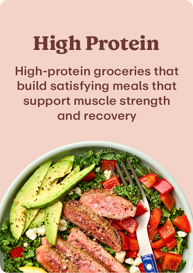 High Protein meals