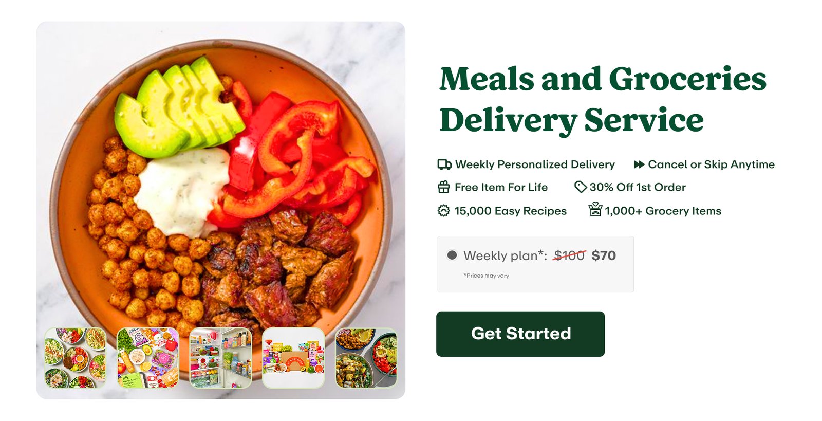 Hungryroot is a smarter and healthier way to eat - we are a subscription service that delivers fresh, high quality groceries and easy recipes right to your door every week. Everything is tailored to your preferences and your health + wellness needs. Think of us as a healthy eating personal assistant you never even knew you needed.