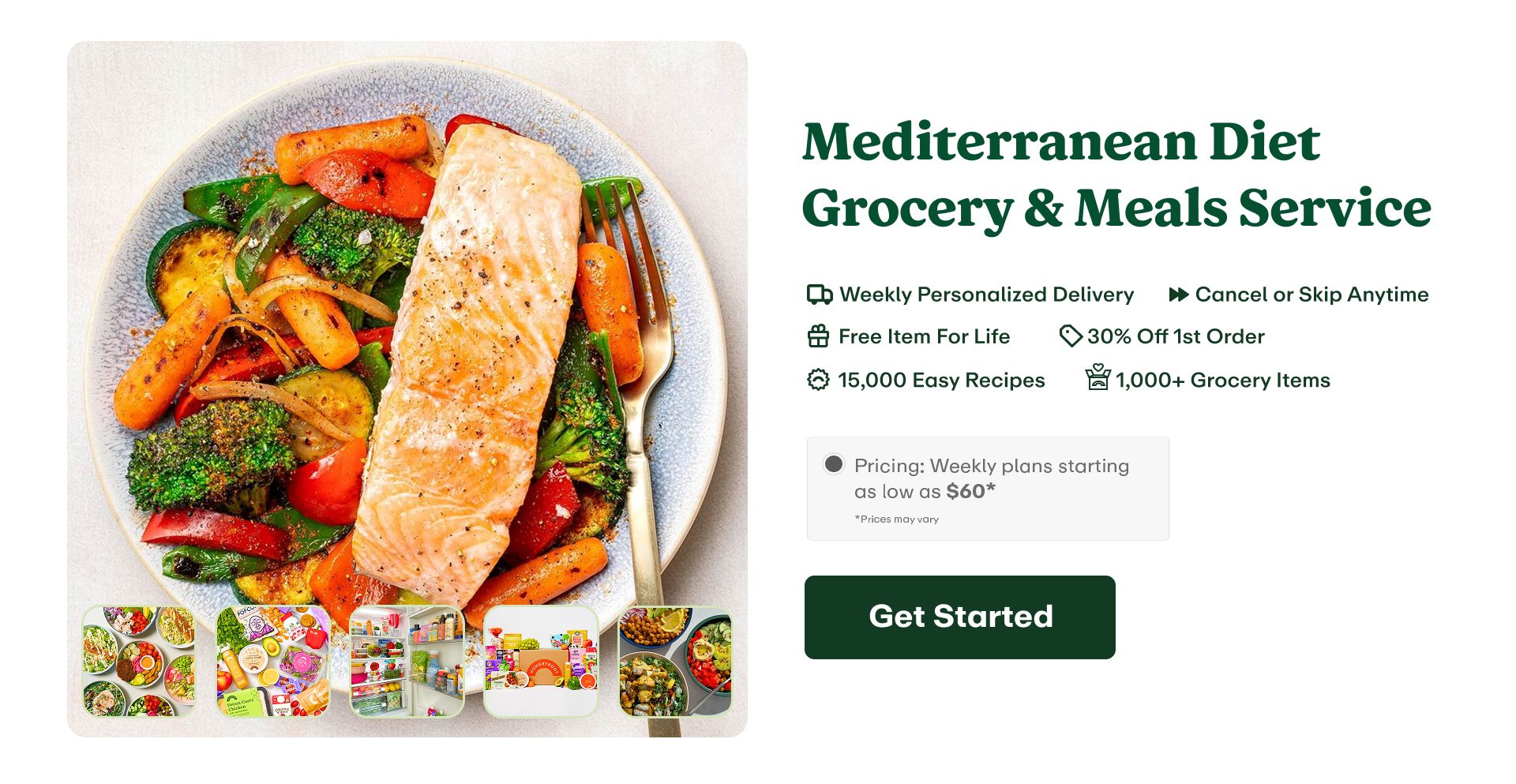 Hungryroot is a smarter and healthier way to eat - we are a subscription service that delivers fresh, high quality groceries and easy recipes right to your door every week. Everything is tailored to your preferences and your health + wellness needs. Think of us as a healthy eating personal assistant you never even knew you needed.