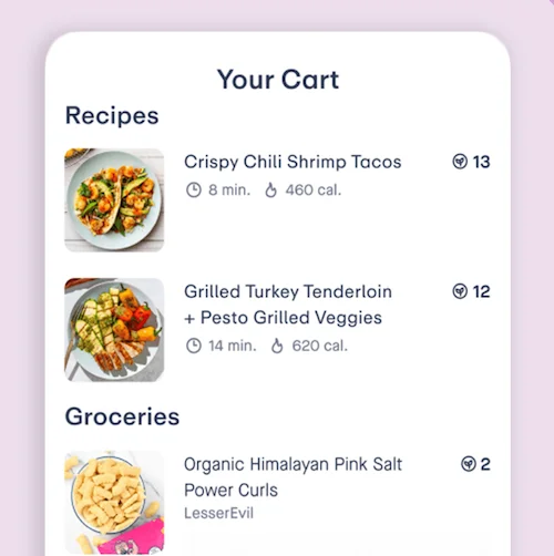 Mobile cart interface