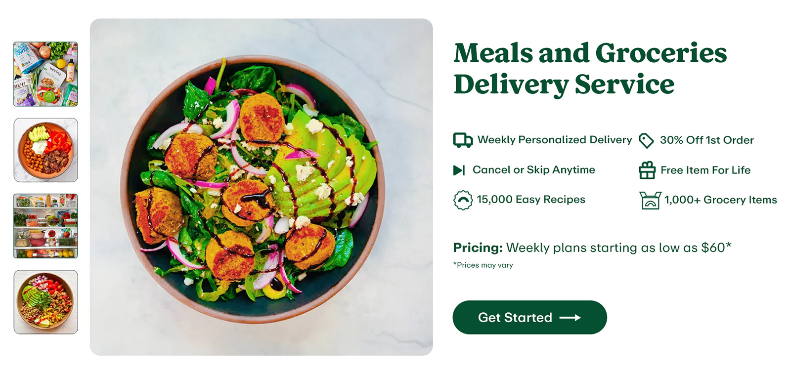 Hungryroot is a smarter and healthier way to eat - we are a subscription service that delivers fresh, high quality groceries and easy recipes right to your door every week. Everything is tailored to your preferences and your health + wellness needs. Think of us as a healthy eating personal assistant you never even knew you needed.